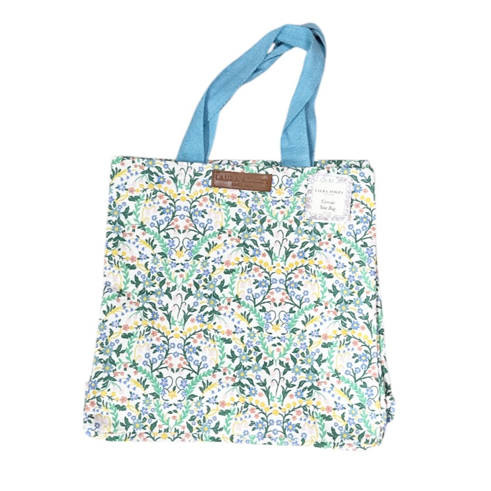 NEW Laura Ashley FLORAL Design Reusable Tote